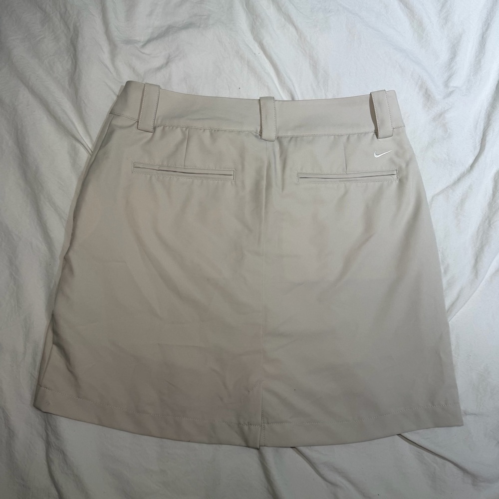Nike Women's Light Beige Athletic Mini Skirt